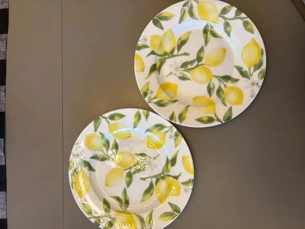 Mikasa Lemons Bone China Salad Plate